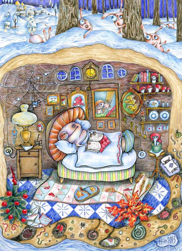 И только зайцы шаловливо..