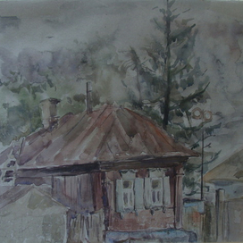 "Улица Салавата", бумага, акварель