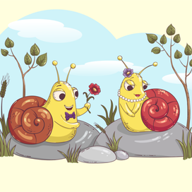 Влюбленные улитки