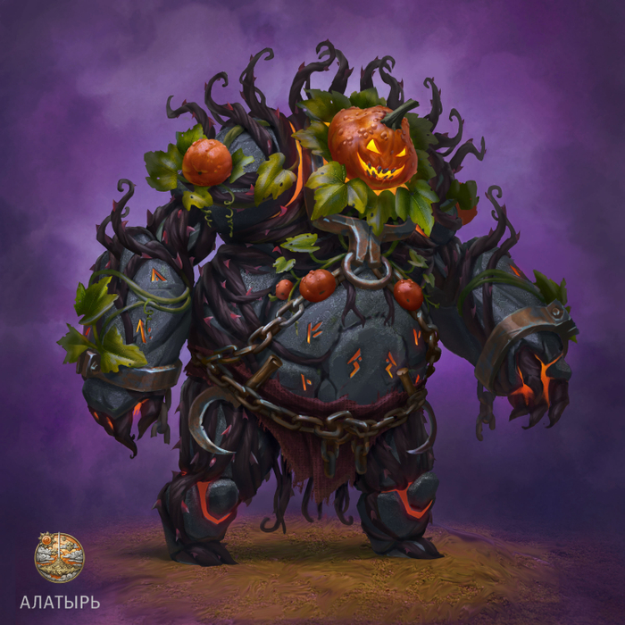 Хэллоуиновский голем 