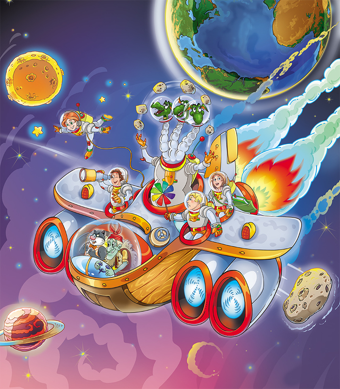 Иллюстрация для детского журнала