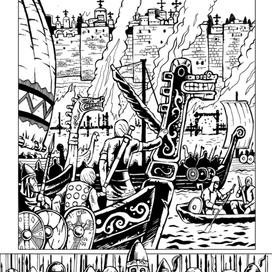 комикс Борис и Глеб 1