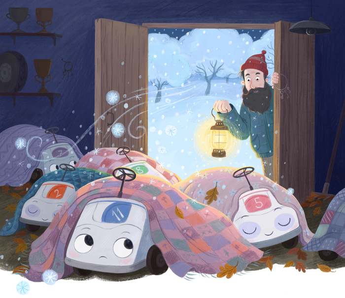 Зимовка машинок ❄️❄️❄️