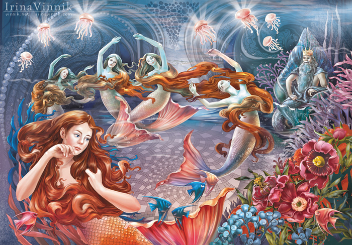 Иллюстрация к сказке Г.Х.Андерсена "Русалочка"