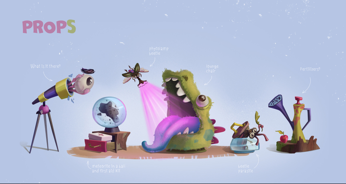 Пропсы к динодому