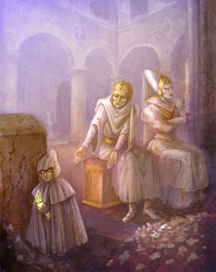 Сцена в дворике