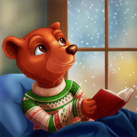 Задумчивый Мишка