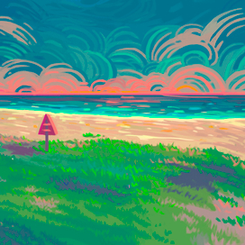 Стилизованный пейзаж