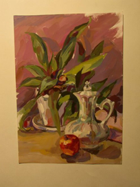 Натюрморт гуашью
