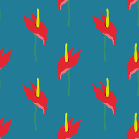 Паттерн с цветами