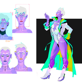 Концепт персонажа для компьютерной игры