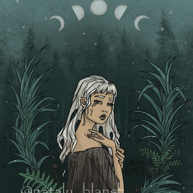 Фазы луны (убывающая луна)