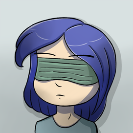 Девушка в повязке