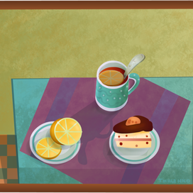 Картина для кухни.. Сериал Ангел Бэби.