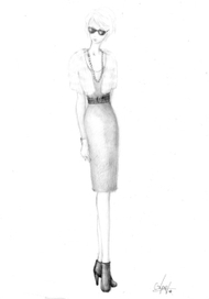 эскиз одежды