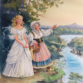 Элиза и загадочная старушка