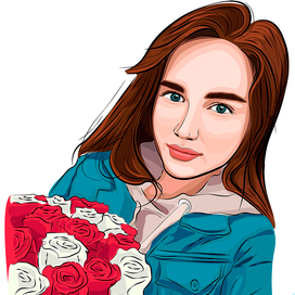 Векторная графика-портрет по фото