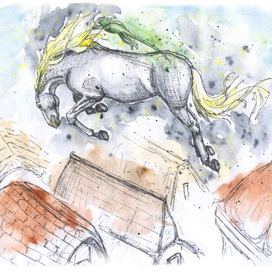 Пролетая над городом