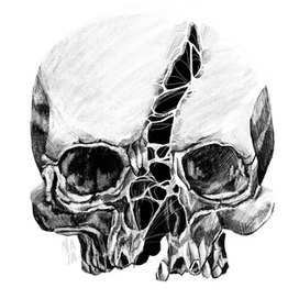 тату-эскиз: череп
