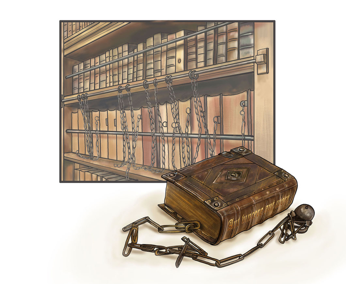 Ancient book and Library