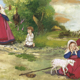 "Сестрица Аенушка и братец Иванушка" разворот