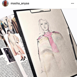 Fashion illustration из instagram 