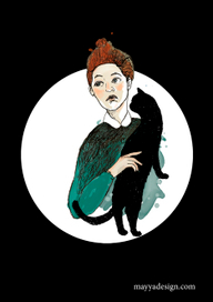 Дама с кошкой