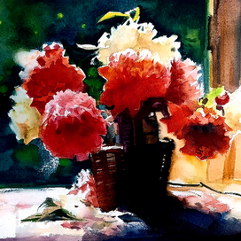 ,,Пионы в...ноябре,,