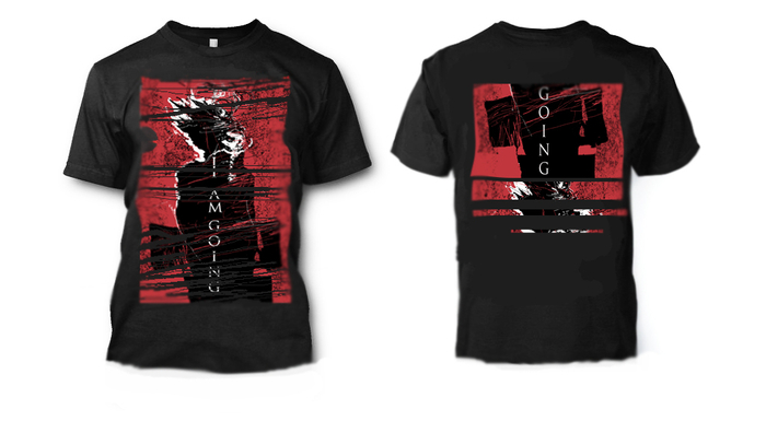 Variantenzeichnung für T-Shirts.