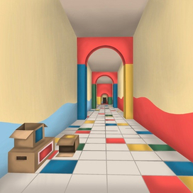 Отрисовка фона в игровой стилистике 