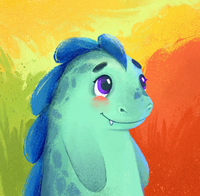 Персонаж для книги о Динозаврике 