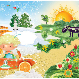 разворот для детской азбуки питания