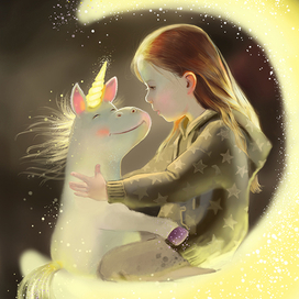 Девочка с единорогом