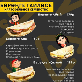 Дизайн меню 