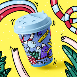 Дизайн кофейного стаканчика