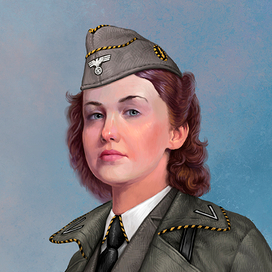 Фрагмент работы "Blitzmädel"