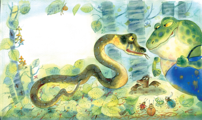 Лягух и Уж, кто сильнее?