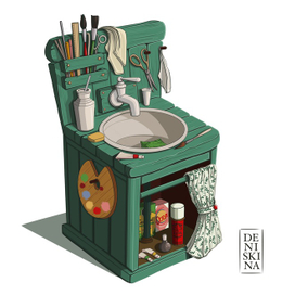 Уголок художника