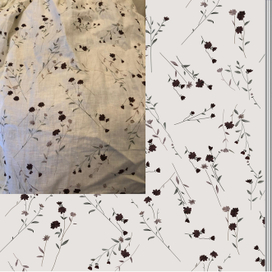 Принт для ткани ЛЕН