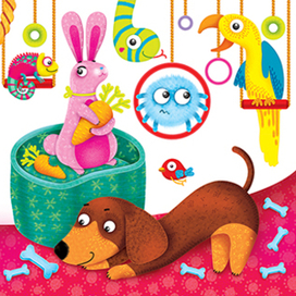 Водные раскраски 