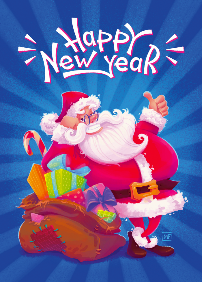 Открытка Happy New Year