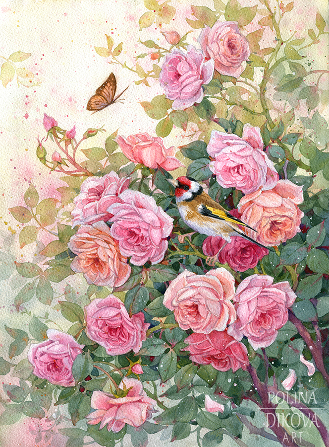 Нежные розы в день, когда мысли полны воспоминаний