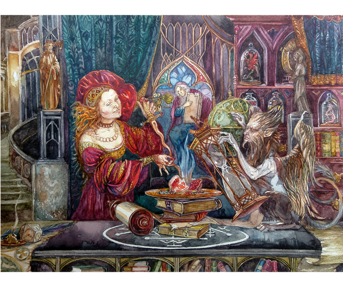 иллюстрация по мотивам сказок Э. Гофмана