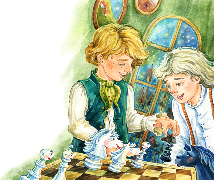 Иллюстрация к басне Лессинга