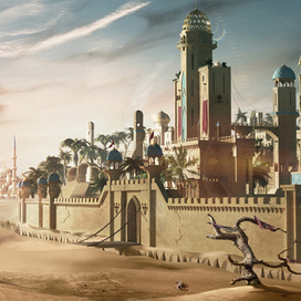 Восточный город