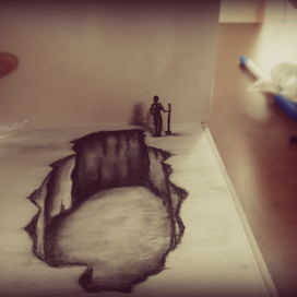 Яму выкопал