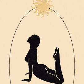 Иллюстрации для йога-клуба/ иллюстрация для соцсетей