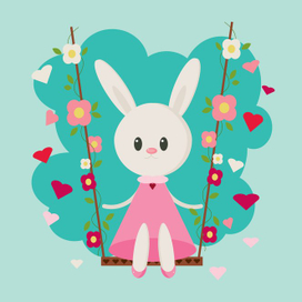 Весенний зайка.