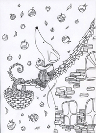 Яблочный дождь