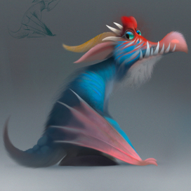 Синий дракон Семён